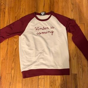 Game of Thrones Winter Is Coming Sweatshirt (GOT)